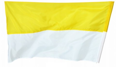 Flaga żółto-biała 115x70 PAPIESKA Flaga żółto-biała 115x70 PAPIESKA