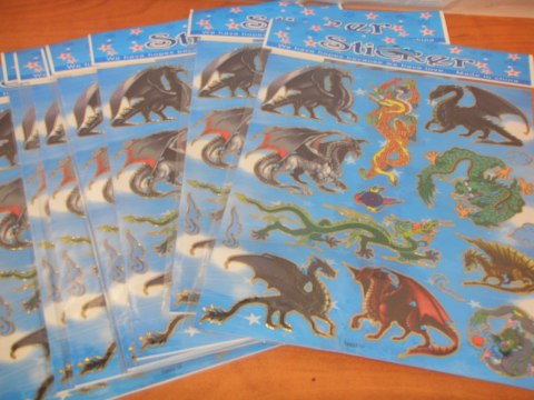 Naklejki 10szt. SMOKI | 2005F Naklejki 10szt. SMOKI | 2005F