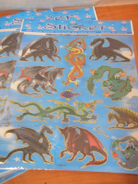 Naklejki 10szt. SMOKI | 2005F Naklejki 10szt. SMOKI | 2005F