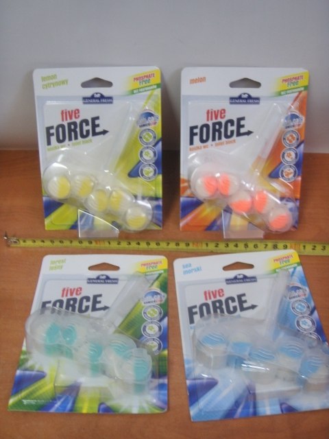 Kostka do wc FIVE FORCE cytrynowy Kostka do wc FIVE FORCE cytrynowy