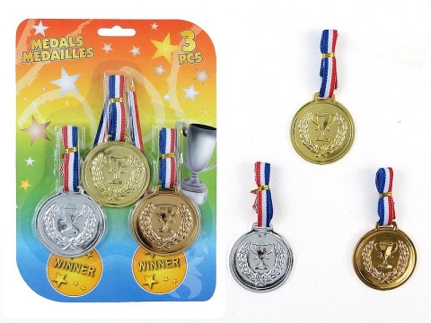 Medal 3szt na blistrze 3715 Medal 3szt na blistrze 3715
