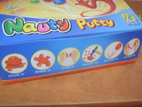 Plastelina skacząca 12szt. w jajku | W161102164 Plastelina skacząca 12szt. w jajku | W161102164