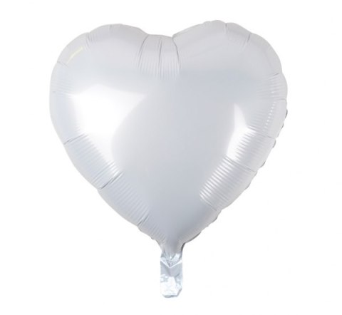Balon SERCE BIAŁE 18'' 46cm | HS-S18BL Balon SERCE BIAŁE 18'' 46cm | HS-S18BL