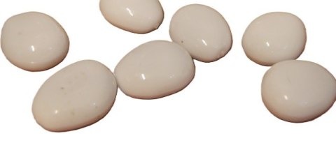 Kamyki białe 20 szt K1504A-631 Kamyki białe 20 szt K1504A-631