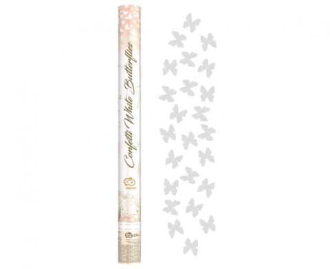 Konfetti 60cm BIAŁE MOTYLKI KPBM060 Konfetti 60cm BIAŁE MOTYLKI KPBM060