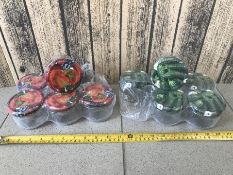 Słoik 235ml + zakrętka 8szt. Słoik 235ml + zakrętka 8szt.