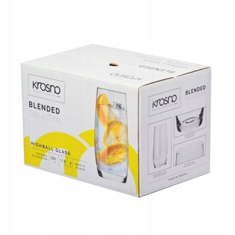 Szklanki 6szt. do napojów 350ml BLENDED Szklanki 6szt. do napojów 350ml BLENDED
