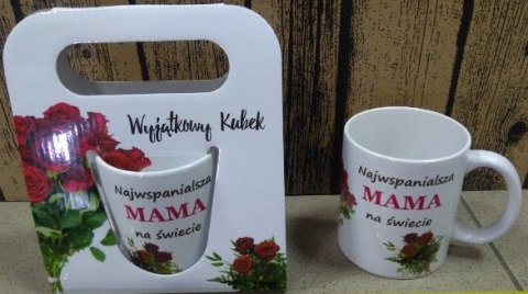 Kubek w torebce dla MAMY RÓŻA Kubek w torebce dla MAMY RÓŻA