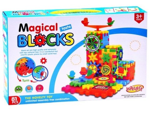 Wafle klocki dla małych budowniczych BLOCKS 81 elem. | ZA2951 Wafle klocki dla małych budowniczych BLOCKS 81 elem. | ZA2951