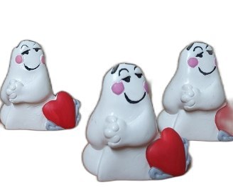 Figurka 6szt. DUSZEK Z SERCEM 6,5cm | DE-229TS Figurka 6szt. DUSZEK Z SERCEM 6,5cm | DE-229TS