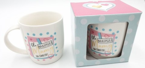 Kubek 330ml. pastele DLA NAJLEPSZEJ MAMY NA ŚWIECIE Kubek 330ml. pastele DLA NAJLEPSZEJ MAMY NA ŚWIECIE