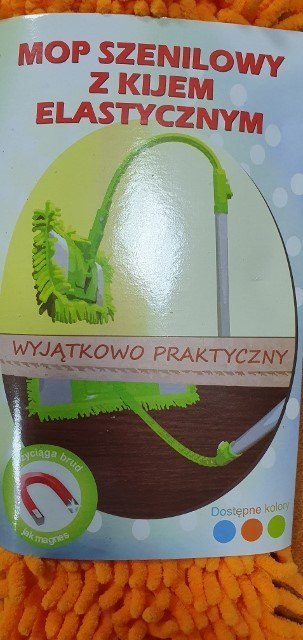 Mop szenilowy z elastycznym kijem Mop szenilowy z elastycznym kijem