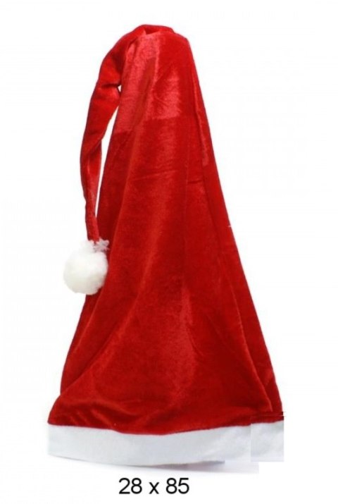Czapka Mikołaja długa 85cm Czapka Mikołaja długa 85cm