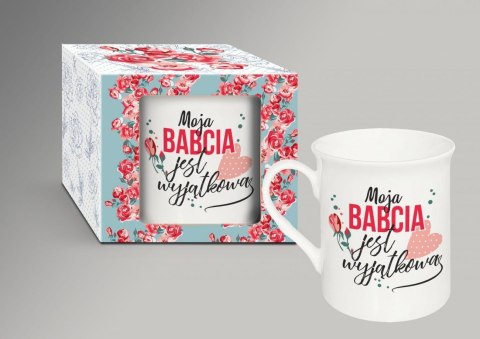 Kubek NBC z rantem 290ml - Moja Babcia jest wyjątkowa Kubek NBC z rantem 290ml - Moja Babcia jest wyjątkowa