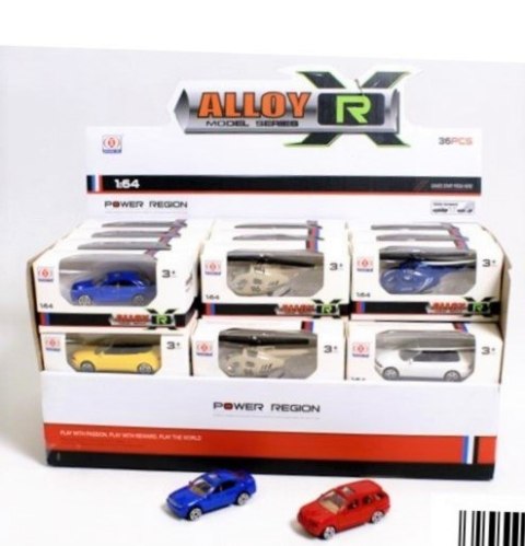 Pojazdy metalowe w kartoniku 1:64 Pojazdy metalowe w kartoniku 1:64