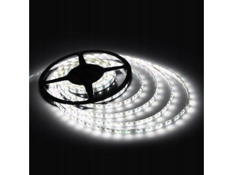 Taśma led 5m biała zimna 5m001w Taśma led 5m biała zimna 5m001w