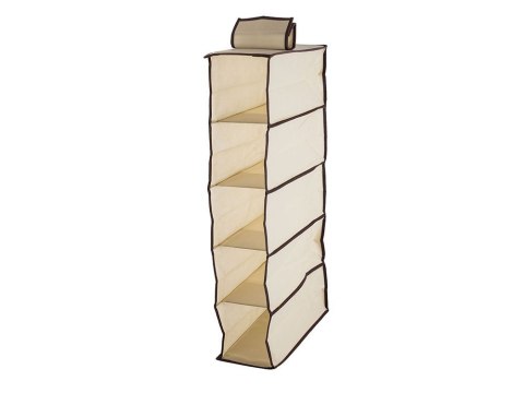 Organizer do szafy wisząca półka z 5 półkami 70cm 01336 Organizer do szafy wisząca półka z 5 półkami 70cm 01336