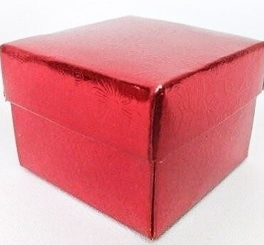 Pudełka papierowe 5x3,5cm CZERWONE 12szt 4516 Pudełka papierowe 5x3,5cm CZERWONE 12szt 4516
