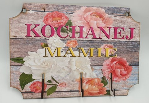 Wieszak ścienny 28x19,5cm KOCHANEJ MAMIE Wieszak ścienny 28x19,5cm KOCHANEJ MAMIE