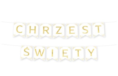 Banner CHRZEST ŚWIĘTY 160 cm | 127711 Banner CHRZEST ŚWIĘTY 160 cm | 127711