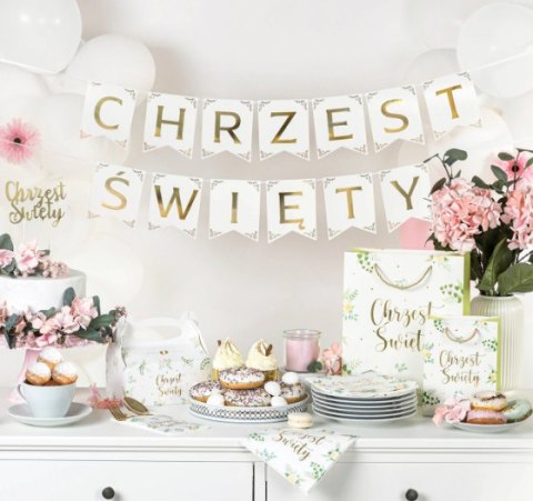Banner CHRZEST ŚWIĘTY 160 cm | 127711 Banner CHRZEST ŚWIĘTY 160 cm | 127711
