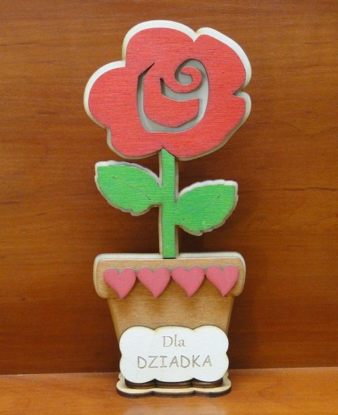 Kwiatek w doniczce dziadek 22cm | P320 Kwiatek w doniczce dziadek 22cm | P320