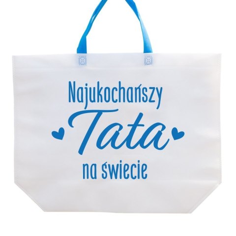 Torba z napisem "Najukochańszy Tata na Świecie" DIL-P-TORBA-44 Torba z napisem "Najukochańszy Tata na Świecie" DIL-P-TORBA-44