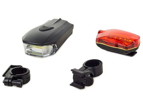 Kpl.lampek rowerowych led cob 5w przód tył lampki 14215 Kpl.lampek rowerowych led cob 5w przód tył lampki 14215