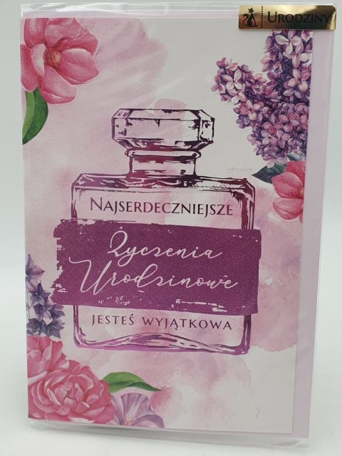 Karnet B6 urodzinowy JESTEŚ WYJĄTKOWA 015 Karnet B6 urodzinowy JESTEŚ WYJĄTKOWA 015