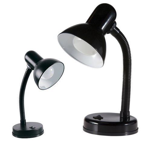 Lampka biurkowa regulowana szkolna na biurko nocna CZARNA Lampka biurkowa regulowana szkolna na biurko nocna CZARNA