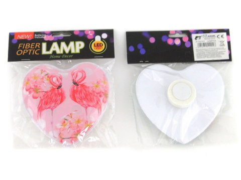 Lampka led w kształcie serca z obrazkiem 18x15x3,5cm jednorożec, flaming Lampka led w kształcie serca z obrazkiem 18x15x3,5cm jednorożec, flaming