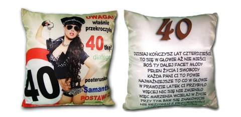 Poduszka Obywatelu! Jubilacie właśnie przekroczyłeś 40 | S3 Poduszka Obywatelu! Jubilacie właśnie przekroczyłeś 40 | S3