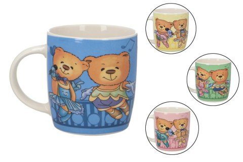 Kubek ceramiczny w ozdobnym kartoniku 320 ml misie Kubek ceramiczny w ozdobnym kartoniku 320 ml misie