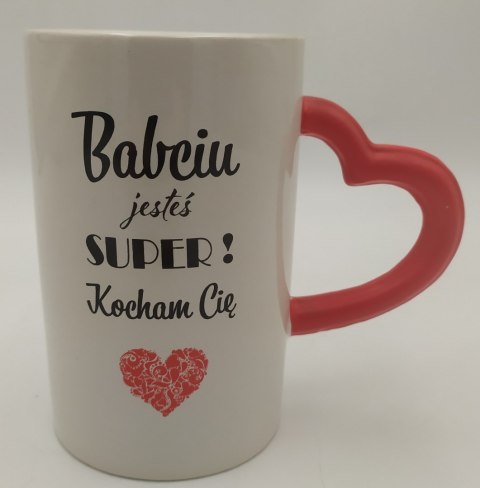 Kubek motyw Babcia mistrzyni wypieków 400ml Kubek motyw Babcia mistrzyni wypieków 400ml