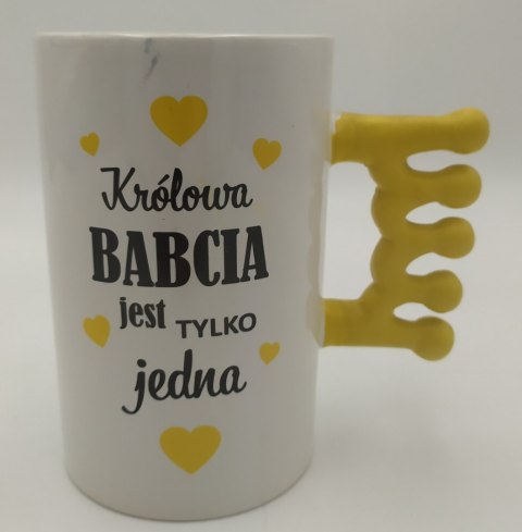 Kubek motyw królowa Babcia 400ml Kubek motyw królowa Babcia 400ml