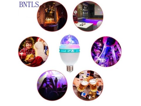 Żarówka LED DISCO Projektor dyskotekowy z wtyczką 1002 Żarówka LED DISCO Projektor dyskotekowy z wtyczką 1002
