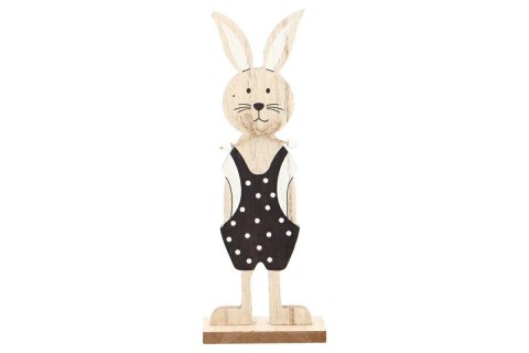 Figurka drewniana zając 9x4x24cm Figurka drewniana zając 9x4x24cm