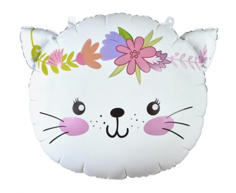 Balon foliowy Kotek 44x35 cm (głowa) BF-HKOT Balon foliowy Kotek 44x35 cm (głowa) BF-HKOT