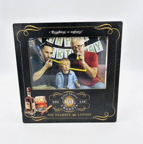 Ramka na zdjęcia kolor 10X15 WHISKY na 30-te urodziny 3310-WY30 Ramka na zdjęcia kolor 10X15 WHISKY na 30-te urodziny 3310-WY30