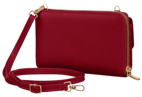 Torebka-portfel PU M-11-7928 Red Torebka-portfel PU M-11-7928 Red