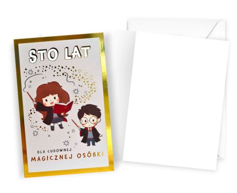 Karnet Sto Lat dla Cudownej Osóbki ( Harry Potter ) DHS-020 Karnet Sto Lat dla Cudownej Osóbki ( Harry Potter ) DHS-020