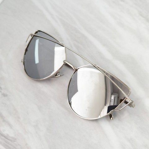 Okulary przeciwsłoneczne GLAM ROCK FASHION Lustrzanki Srebrne OK21WZ6 Okulary przeciwsłoneczne GLAM ROCK FASHION Lustrzanki Srebrne OK21WZ6