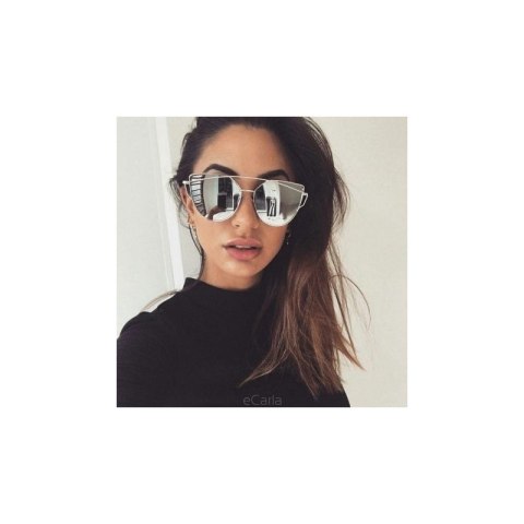 Okulary przeciwsłoneczne GLAM ROCK FASHION Lustrzanki Srebrne OK21WZ6 Okulary przeciwsłoneczne GLAM ROCK FASHION Lustrzanki Srebrne OK21WZ6