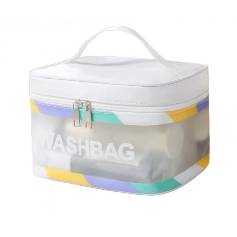 Kosmetyczka rozkładana WASHBAG kuferek krem KS75 Kosmetyczka rozkładana WASHBAG kuferek krem KS75