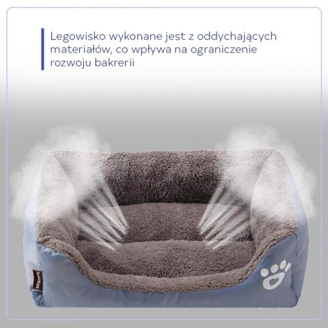 Legowisko dla psa/kota Szarość Eleganckie M 54x40x14 cm KOT08 Legowisko dla psa/kota Szarość Eleganckie M 54x40x14 cm KOT08