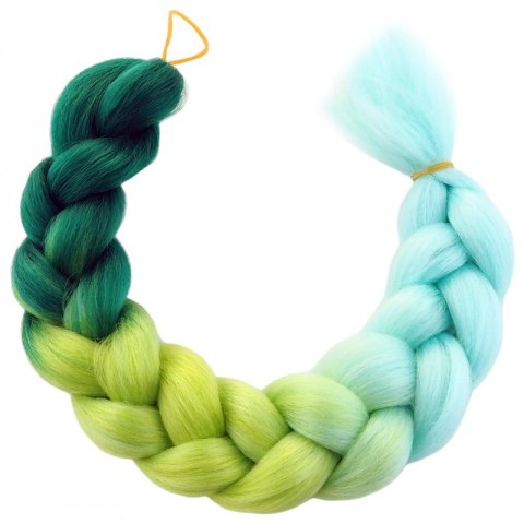 Syntetyczne włosy kolorowe 120 cm gęste ombre WLS40 Syntetyczne włosy kolorowe 120 cm gęste ombre WLS40