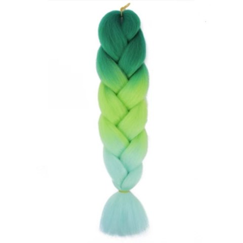 Syntetyczne włosy kolorowe 120 cm gęste ombre WLS40 Syntetyczne włosy kolorowe 120 cm gęste ombre WLS40