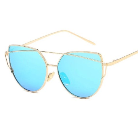 Okulary przeciwsłoneczne GLAM ROCK FASHION Niebieskie OK21WZ7 Okulary przeciwsłoneczne GLAM ROCK FASHION Niebieskie OK21WZ7