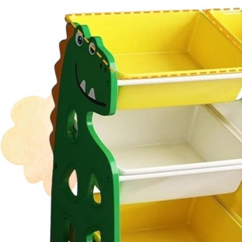 Plastikowy regał, szafka z koszyczkami Dinozaur 62x64x30cm PO17 Plastikowy regał, szafka z koszyczkami Dinozaur 62x64x30cm PO17