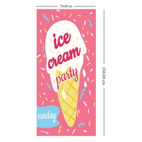 Ręcznik plażowy prostokątny ICE CREAM PARTY 150x70 REC54WZ3 Ręcznik plażowy prostokątny ICE CREAM PARTY 150x70 REC54WZ3